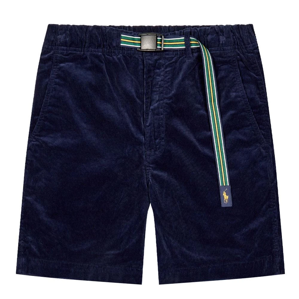 商品Ralph Lauren|Polo Ralph Lauren Belted Cord Shorts - Newport Navy,价格¥574,第1张图片