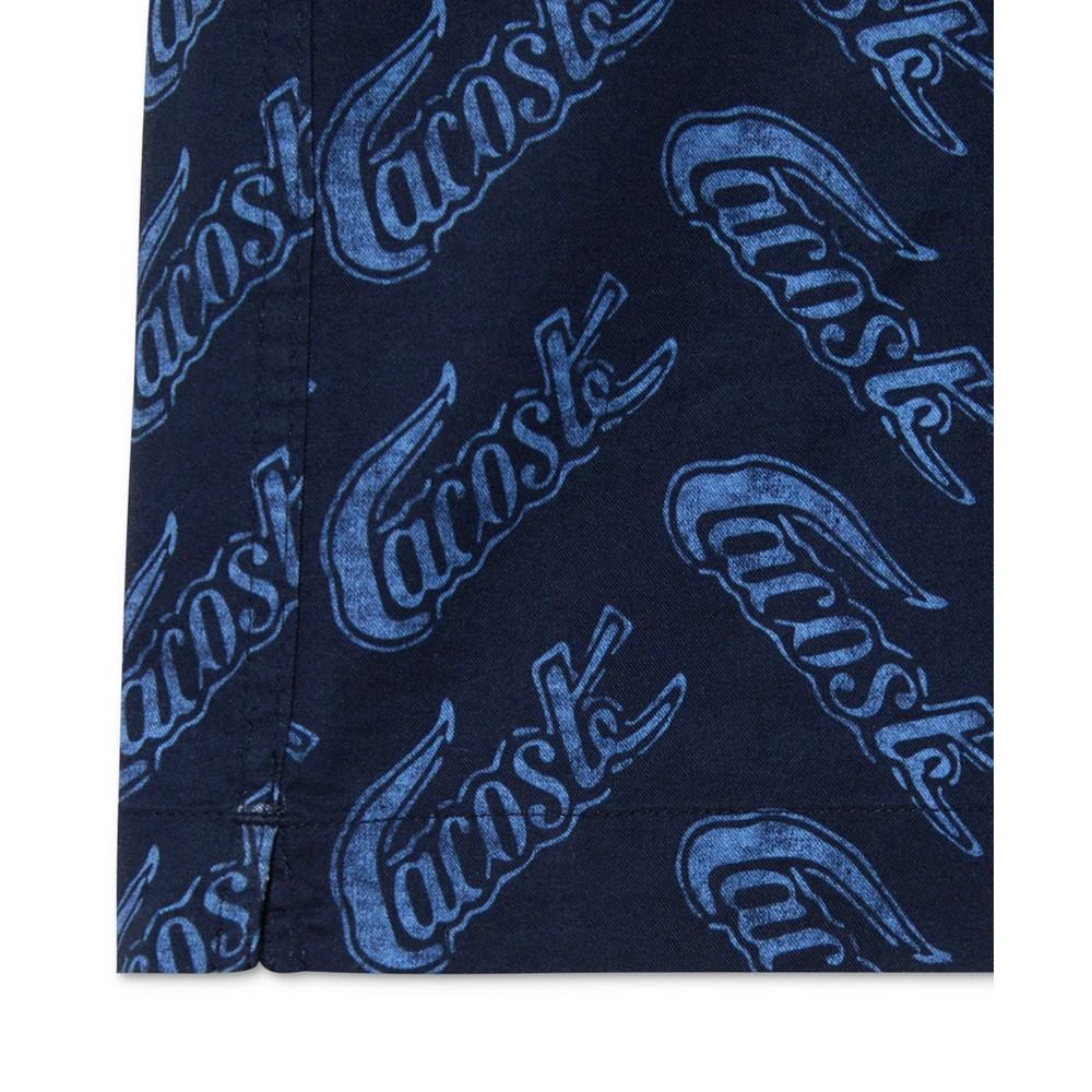 商品Lacoste|Men's Relaxed Fit Crocodile Pattern Shirt,价格¥384,第4张图片详细描述