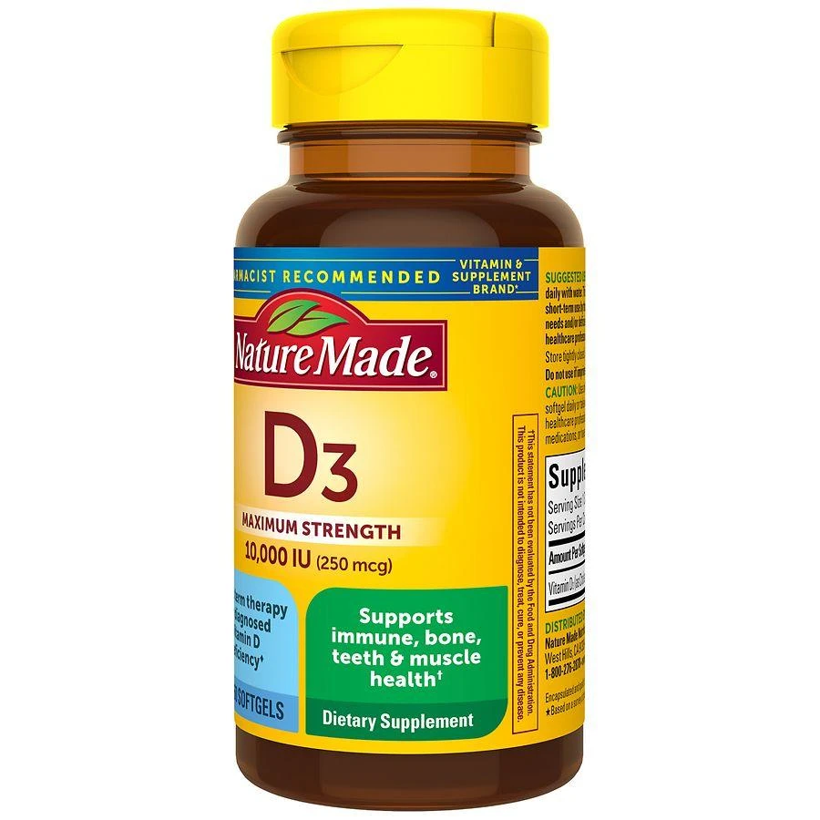 Maximum Strength Vitamin D3 10000 IU (250 mcg) Softgels 商品