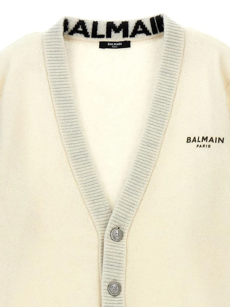 商品Balmain|Balmain Kids Logo Cardigan,价格¥2901,第3张图片详细描述