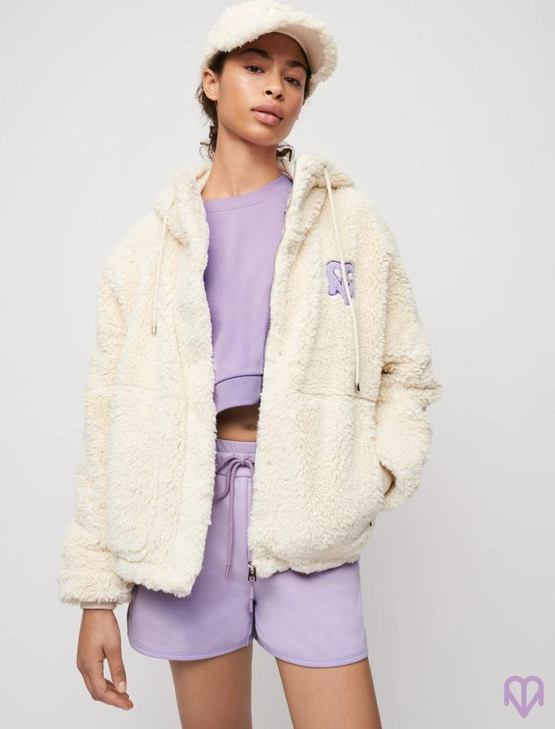 商品Maje|Jacket with fur-effect hood,价格¥2354,第1张图片