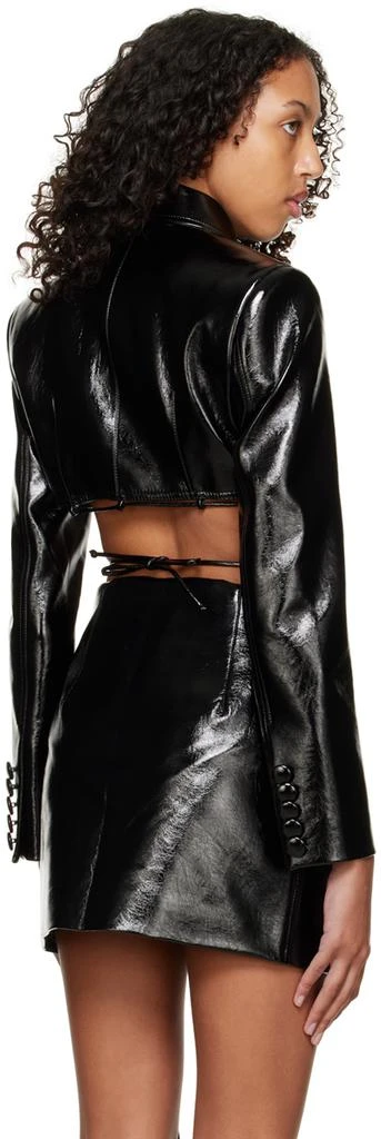 商品Aleksandre Akhalkatsishvili|Black Cropped Blazer,价格¥1630,第3张图片详细描述