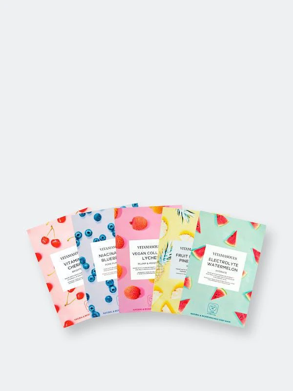 商品Vitamasques|Juicy Face Sheet Mask Collection Bundle,价格¥114,第1张图片