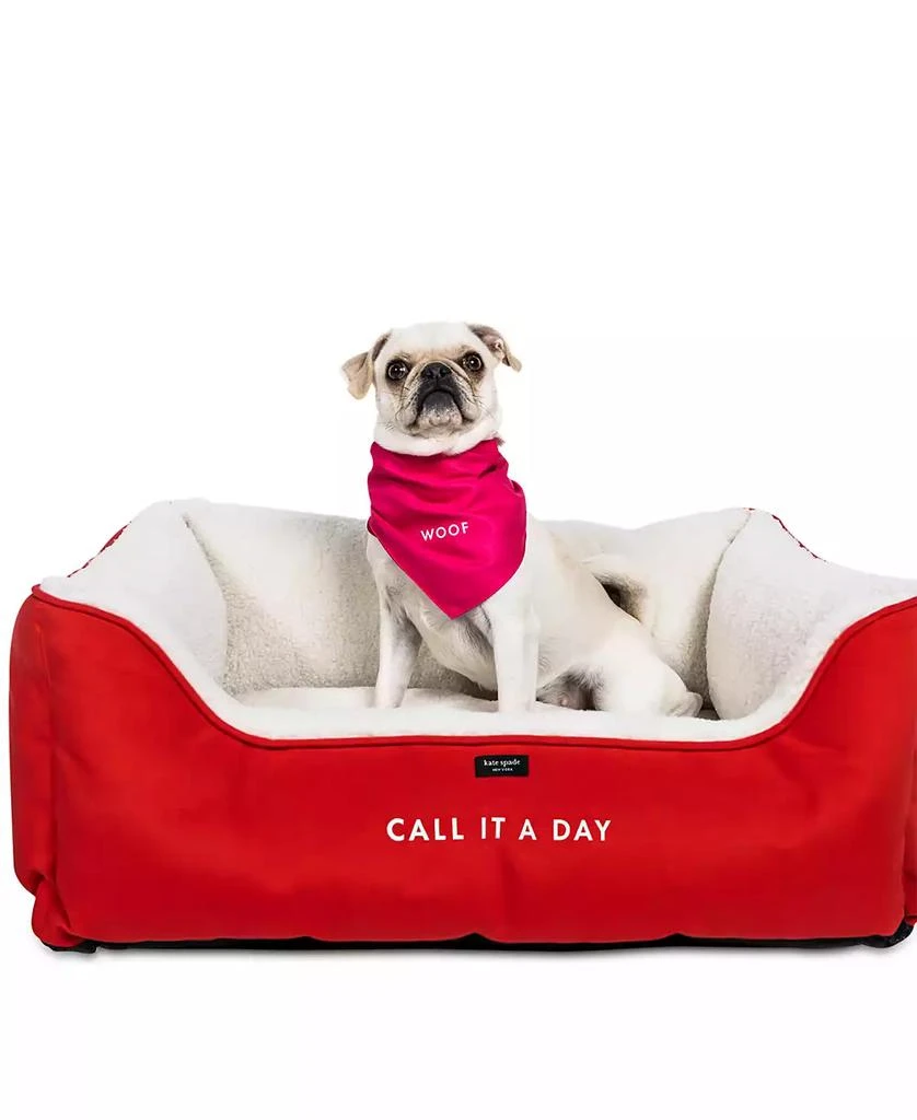 商品Kate Spade|Red & Pink Washable Dog Bed,价格¥386,第4张图片详细描述