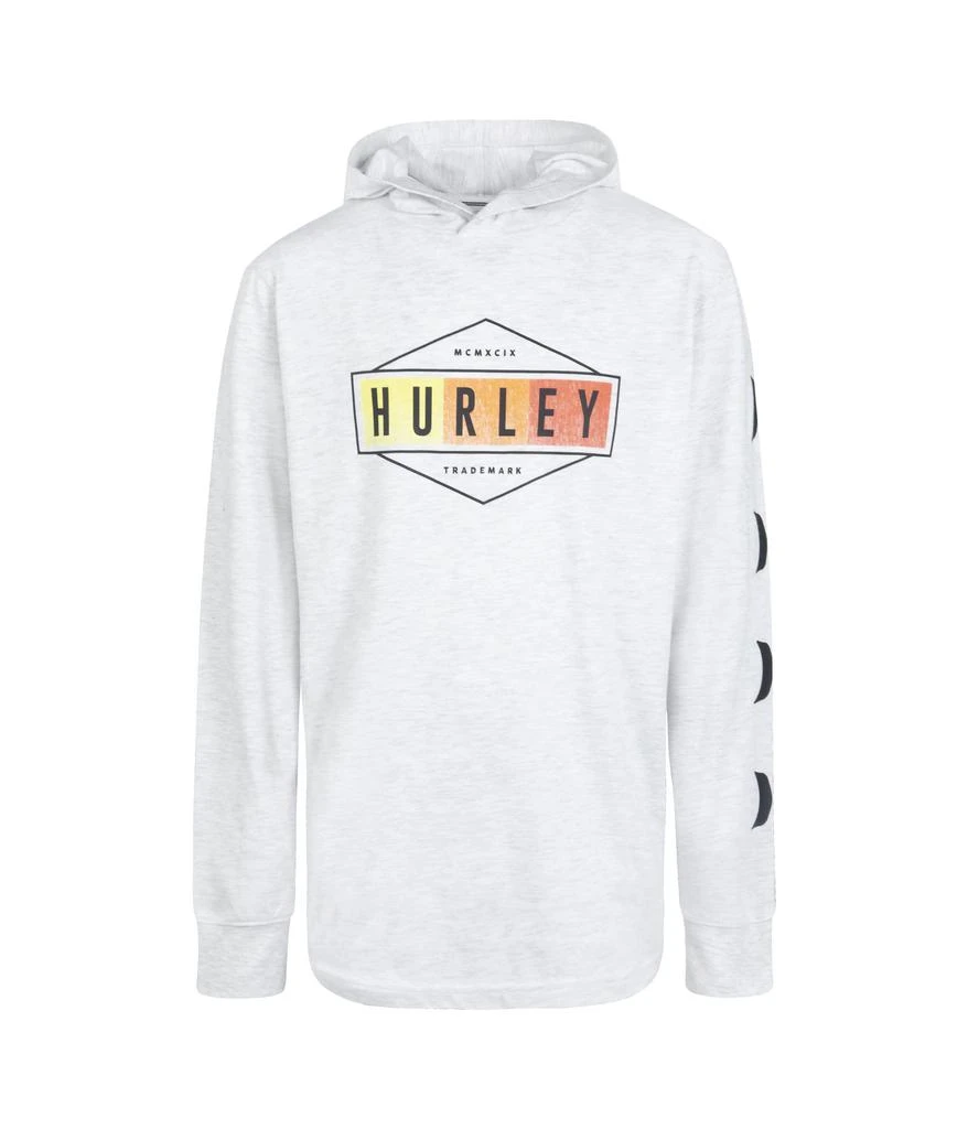 商品Hurley|Long Sleeve Hooded T-Shirt (Big Kids),价格¥173,第1张图片