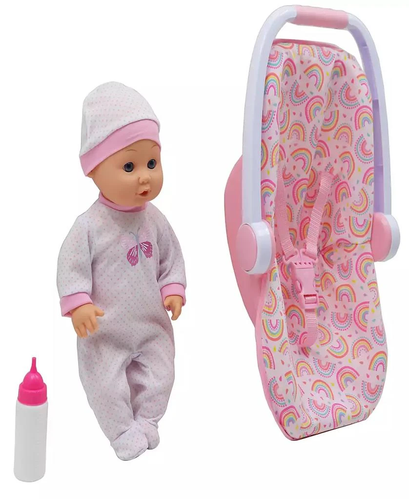 商品Dream Collection|Baby Doll with toy Carrier Car Seat Gi-Go Dolls Kids 3 Piece Playset,价格¥249,第3张图片详细描述