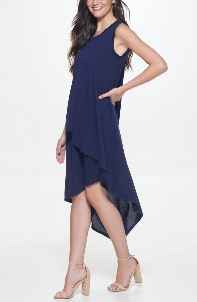 商品Kensie|Shark Bite Hem Dress,价格¥411,第3张图片详细描述