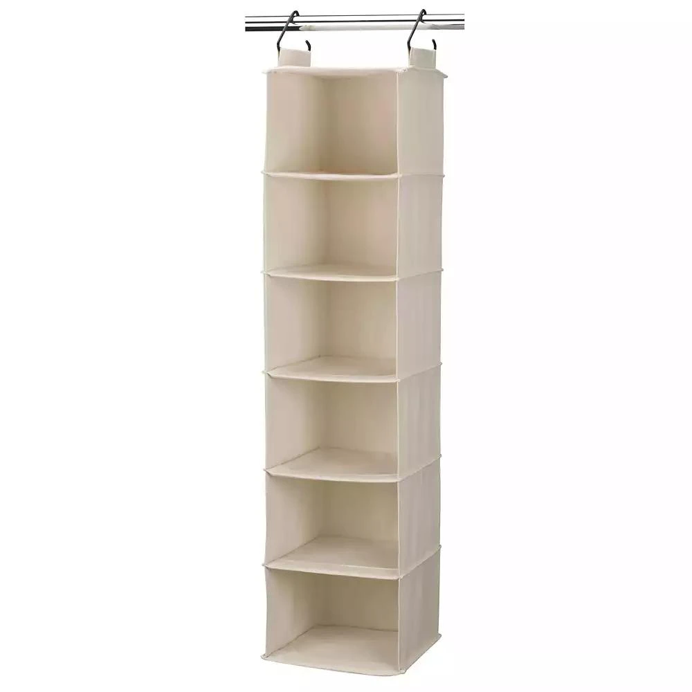 商品Household Essentials|Cedarline 6-Shelf Hanging Sweater Organizer,价格¥611,第1张图片