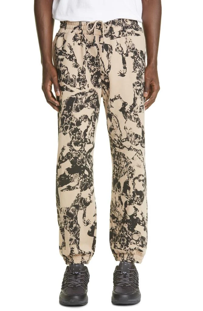 商品Alexander McQueen|The Body Atlas Print French Terry Joggers,价格¥1039,第1张图片