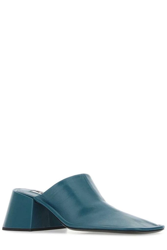 商品Jil Sander|Jil Sander Square-Toe Block Heeled Mules,价格¥2570,第2张图片详细描述