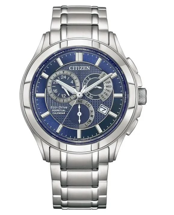 商品Citizen|Eco-Drive Perpetual GMT Blue Dial Men's Watch BL8160-58L,价格¥2061,第1张图片