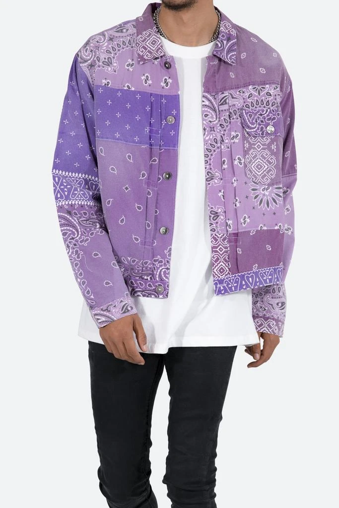 Bandana Trucker Shirt - Purple 商品