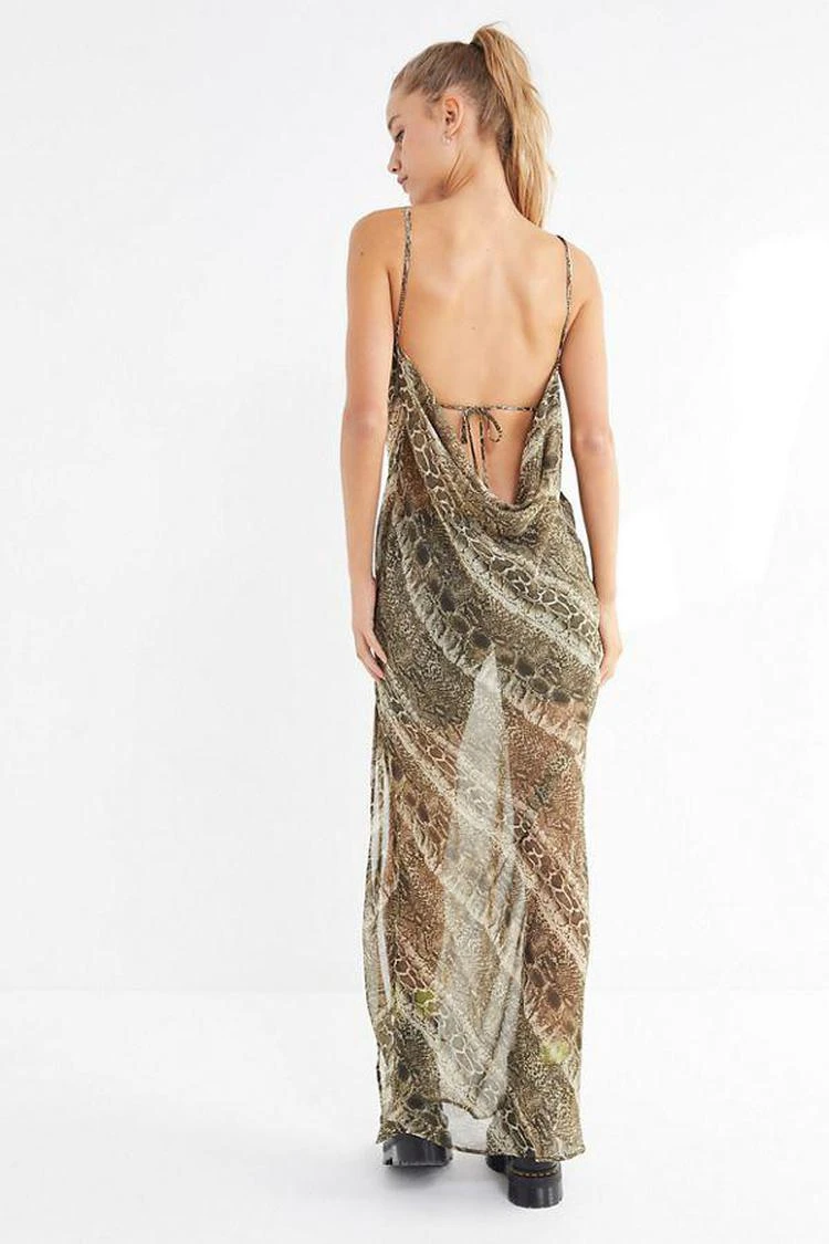 商品I.AM.GIA|I.AM.GIA Zeta Sheer Cowl Neck Maxi Dress,价格¥555,第2张图片详细描述