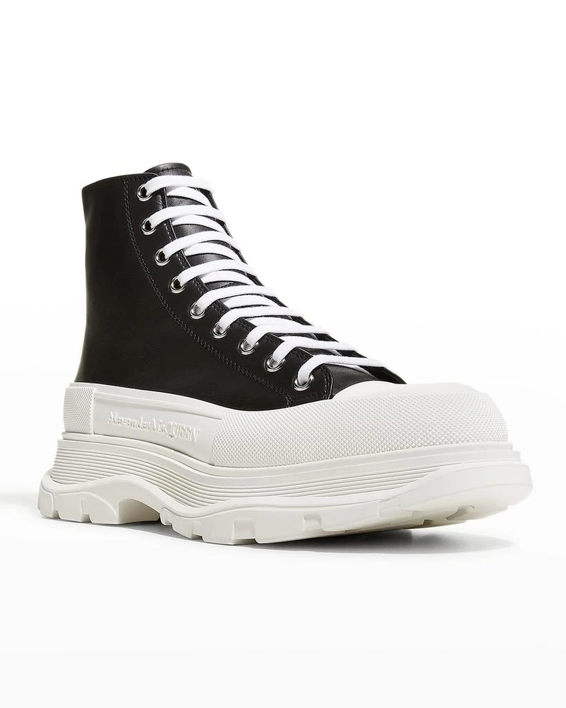 商品Alexander McQueen|Men's Tread Slick Boot Sneakers,价格¥7588,第2张图片详细描述