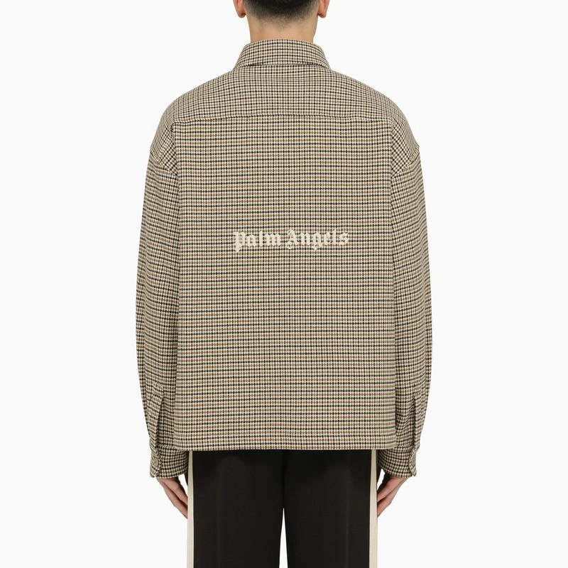 商品Palm Angels|Palm Angels Checked Shirt Jacket With Logo,价格¥3285,第2张图片详细描述