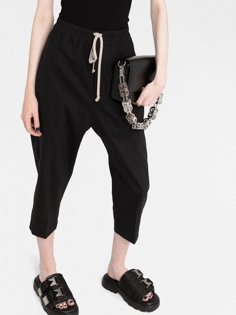 商品Rick Owens|RICK OWENS WOMEN DRAWSTRING ASTAIRES CROPPED PANTS,价格¥7072,第2张图片详细描述