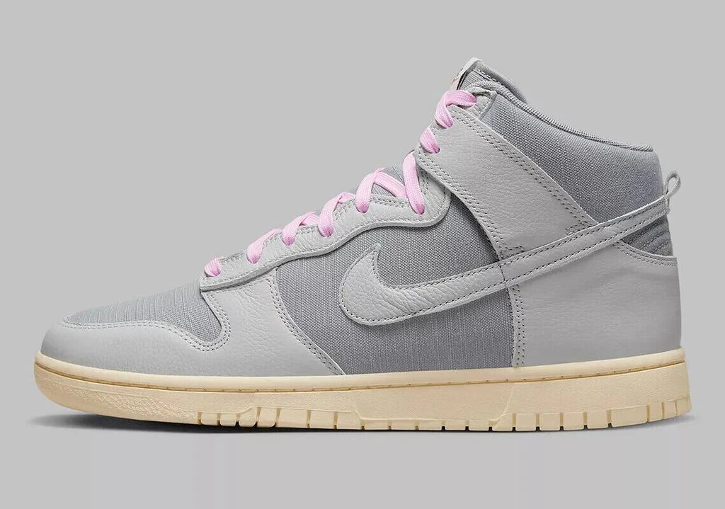 商品NIKE|Dunk High Premium DQ8800-001 Sneakers Men 12.5 Gray Lifestyle Shoes RHS3263,价格¥945,第2张图片详细描述