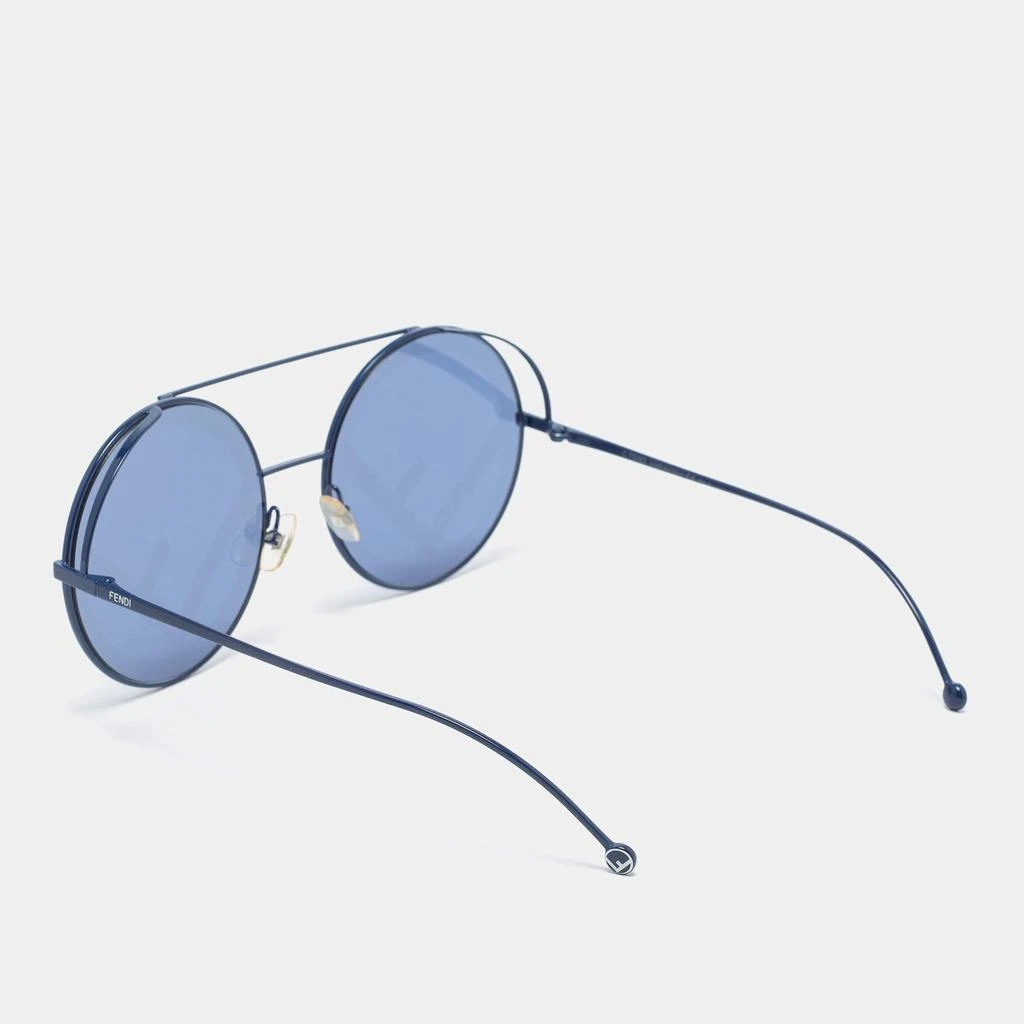 商品[二手商品] Fendi|Fendi Blue FF 0285/S Gradient Round Sunglasses,价格¥1058,第3张图片详细描述