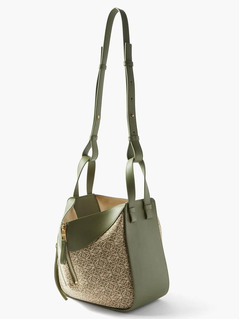 商品Loewe|Hammock small leather and canvas tote bag,价格¥19187,第4张图片详细描述