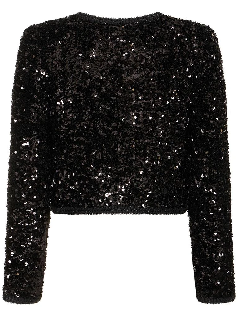 商品Self Portrait|Sequined Cropped Jacket,价格¥3130,第4张图片详细描述