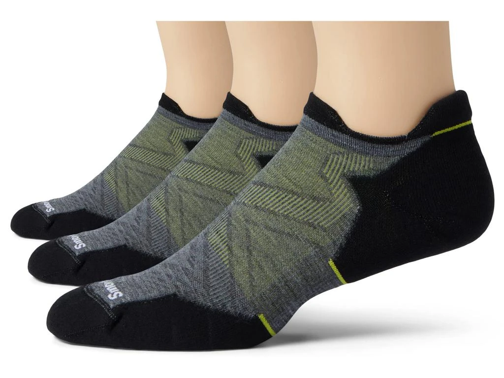 商品SmartWool|Run Targeted Cushion Low Ankle Socks 3-Pack,价格¥391,第1张图片详细描述