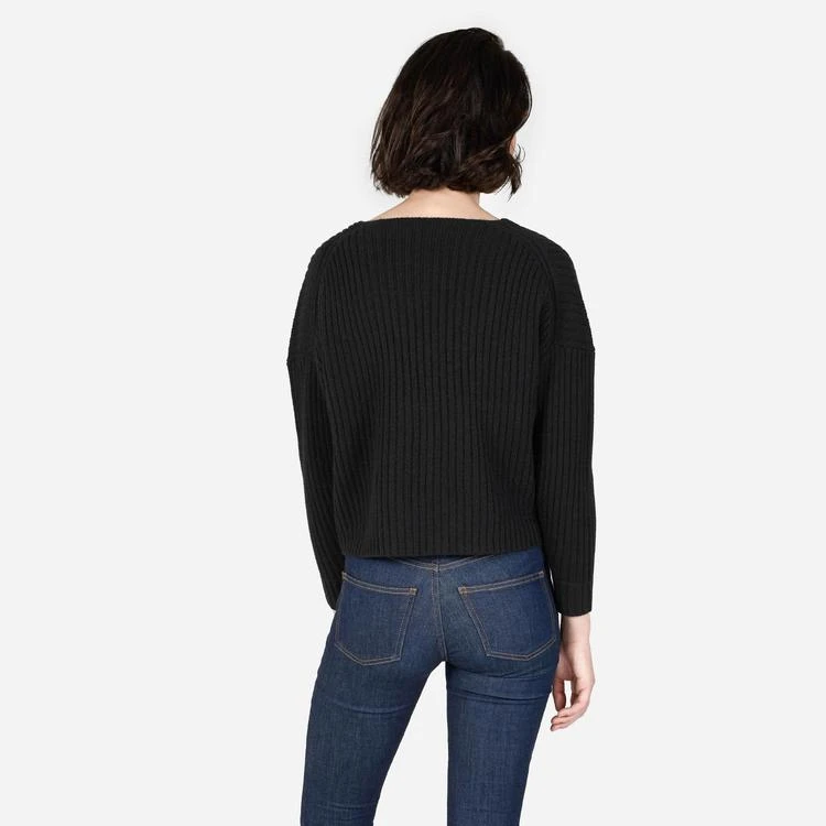 商品Everlane|V领短版羊绒衫,价格¥509,第4张图片详细描述