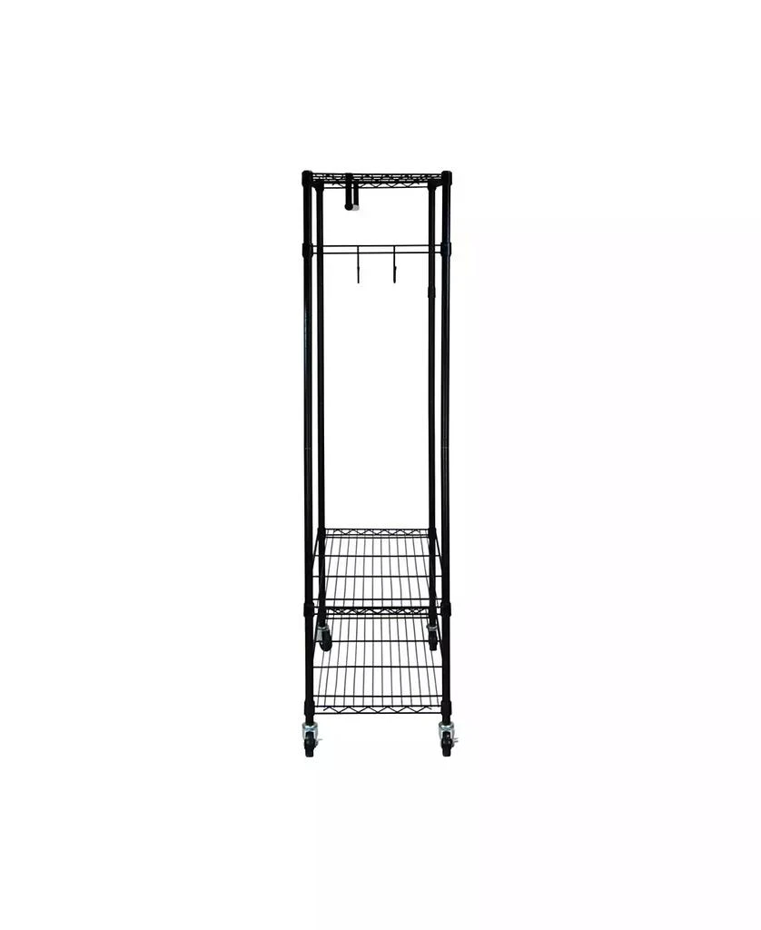 商品Oceanstar|Garment Rack with Adjustable Shelves with Hooks,价格¥1114,第2张图片详细描述