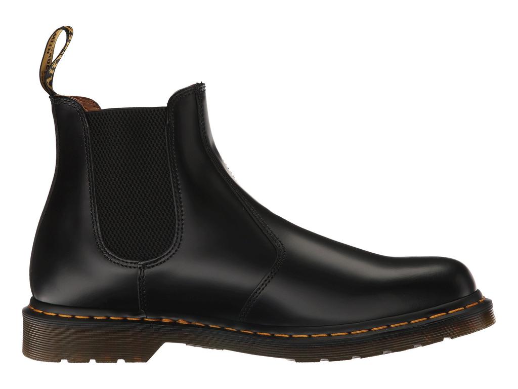 Shop 2976 Yellow Stitch Smooth Leather Chelsea Boots on Sale at