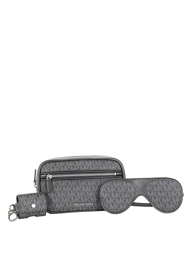 商品Michael Kors|Michael Kors Collection Allover Monogram Zipped Wash Bag,价格¥1352,第1张图片