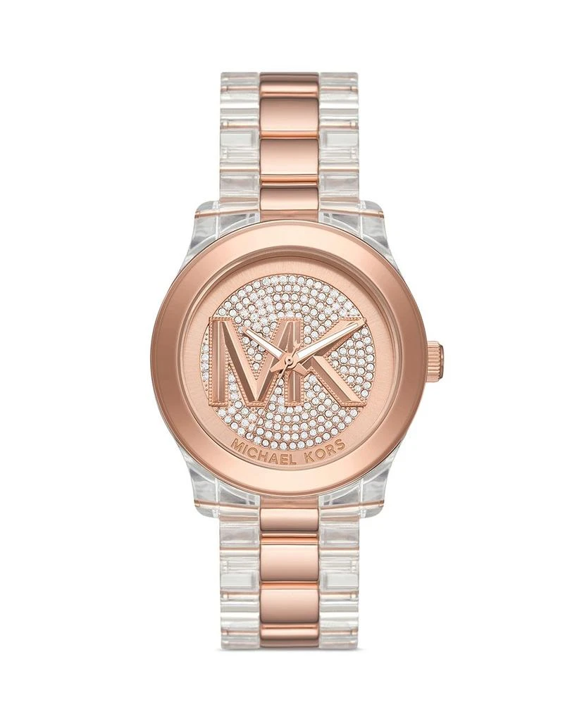 商品Michael Kors|Runway Watch, 38mm,价格¥2215,第1张图片