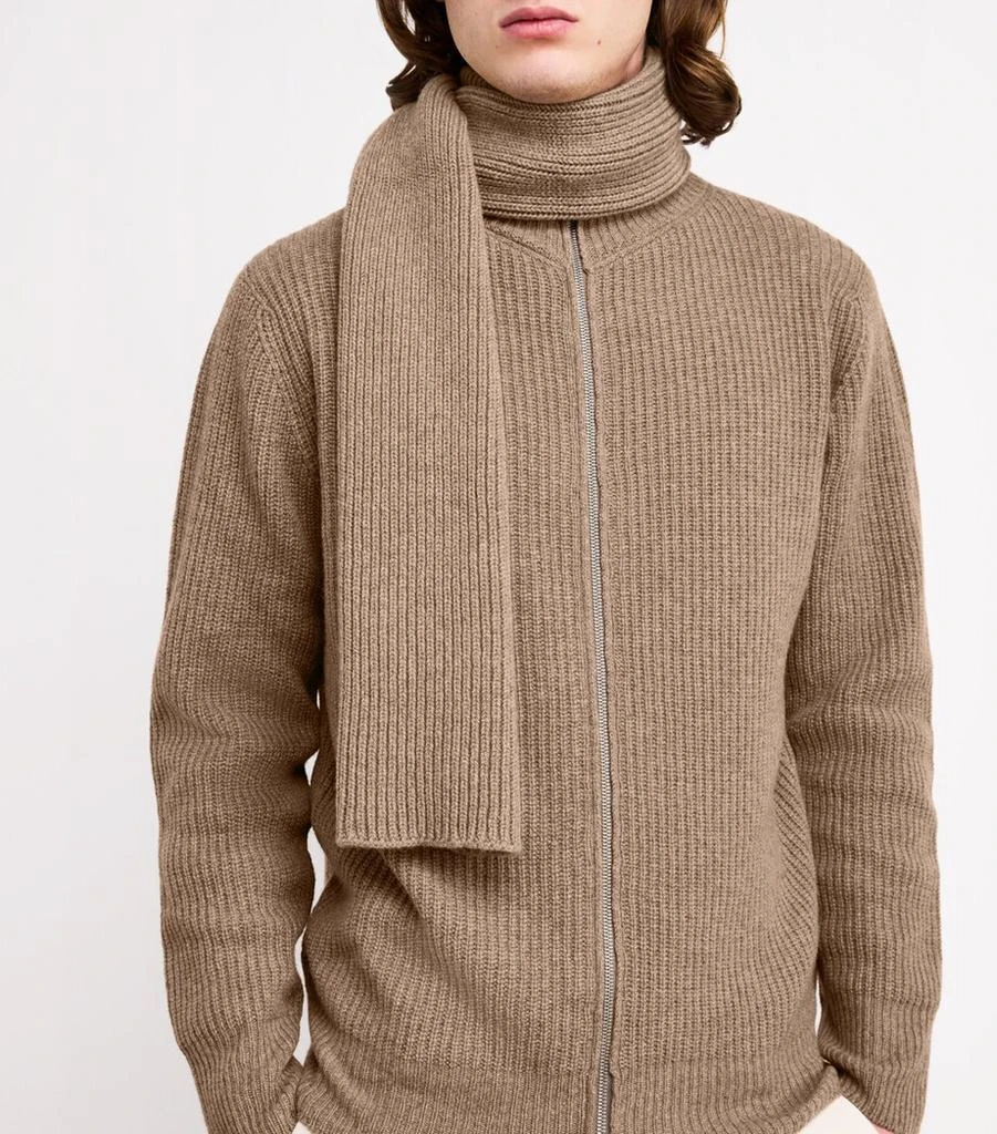 商品John Smedley|Wool-Cashmere Stark Scarf,价格¥1411,第4张图片详细描述