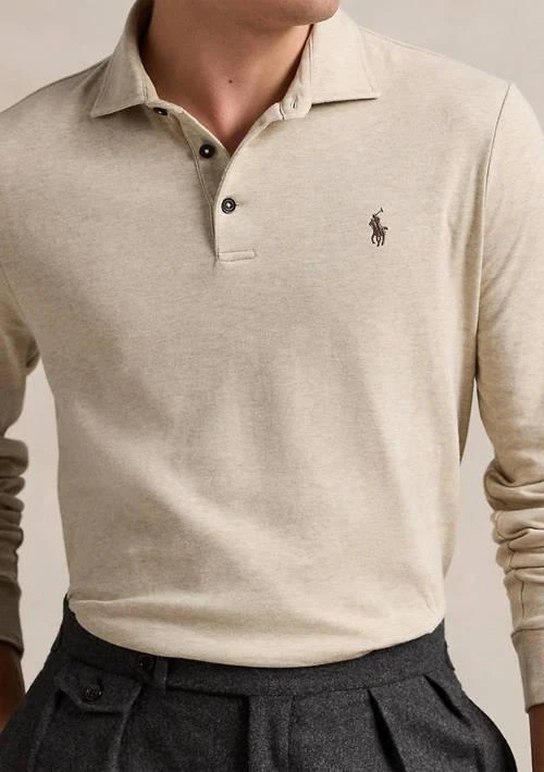 商品Ralph Lauren|拉夫劳伦男士长袖Polo衫,价格¥463,第3张图片详细描述