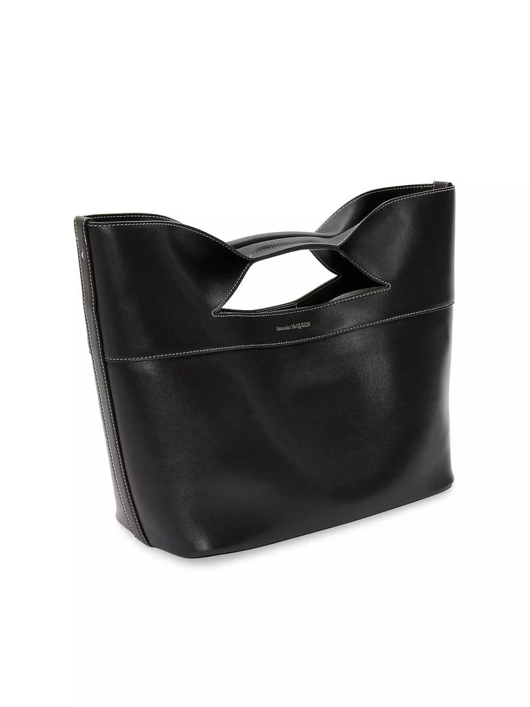 商品Alexander McQueen|The Small Bow Leather Top-Handle Bag,价格¥7728,第3张图片详细描述