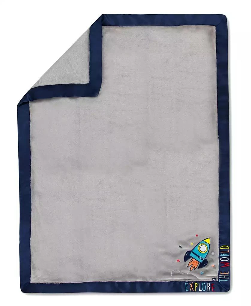 商品Fisher Price|Baby Boys Cloud Baby Satin Trim Blanket,价格¥225,第2张图片详细描述