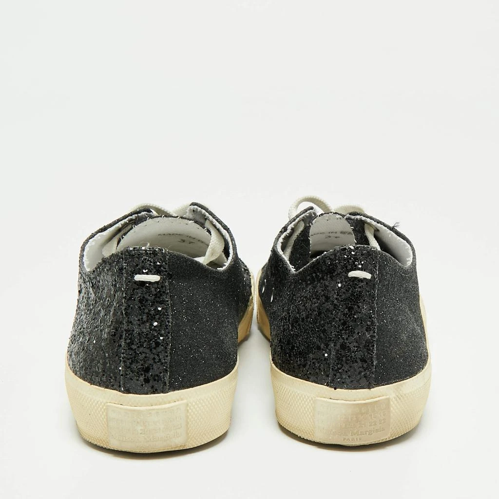 商品[二手商品] MAISON MARGIELA|Maison Martin Margiela Black Glitter Tabi Low Top Sneakers Size 37,价格¥1431,第5张图片详��细描述