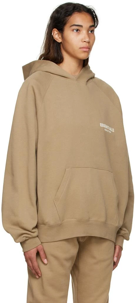 商品Essentials|Tan Cotton Hoodie,价格¥728,第2张图片详细描述