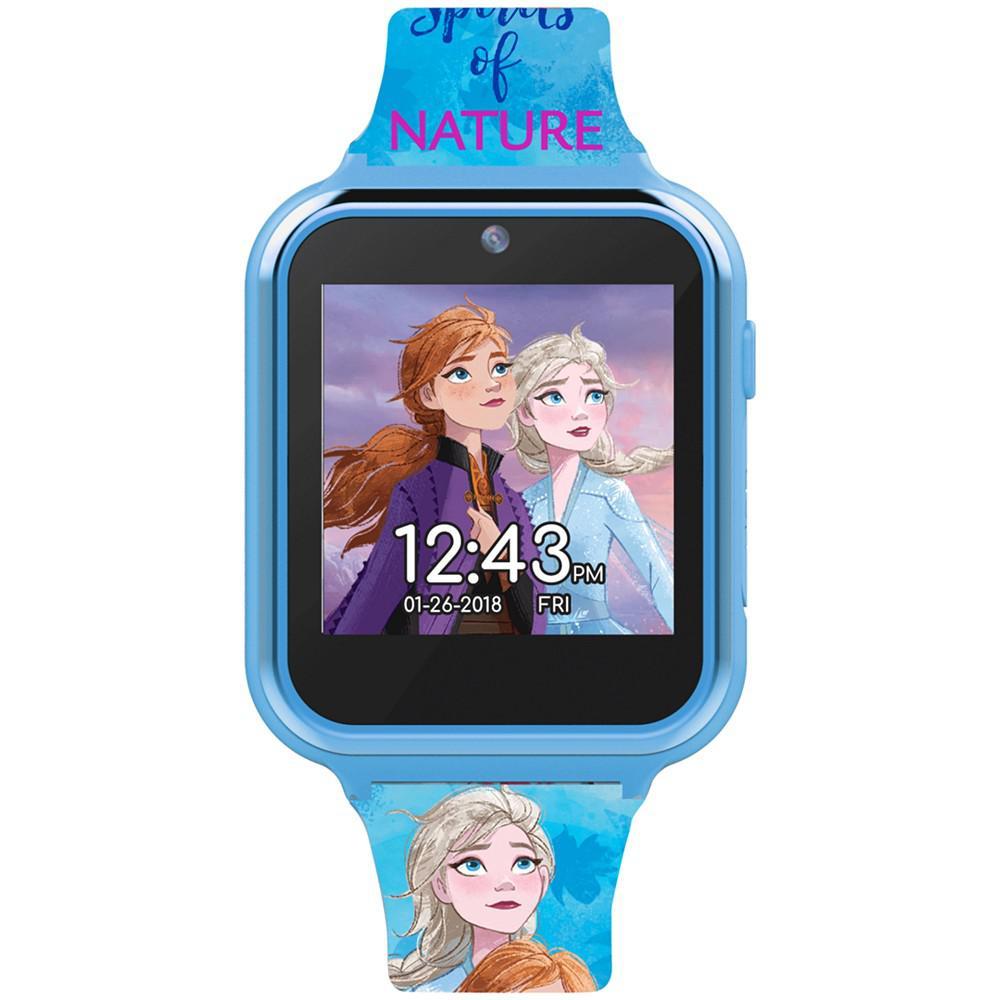 商品Accutime|Kid's Frozen 2 Blue Silicone Strap Touchscreen Smart Watch 46x41mm,价格¥395,第1张图片