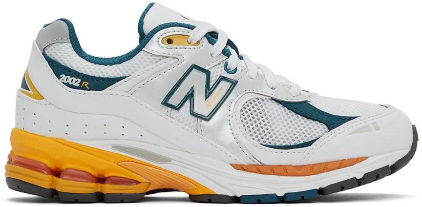 商品New Balance|White & Blue 2002R Sneakers,价格¥825,第1张图片