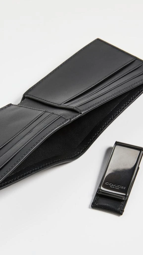 商品Coach|Coach New York Box Program Double Billfold and Money Clip,价格¥783,第5张图片详细描述