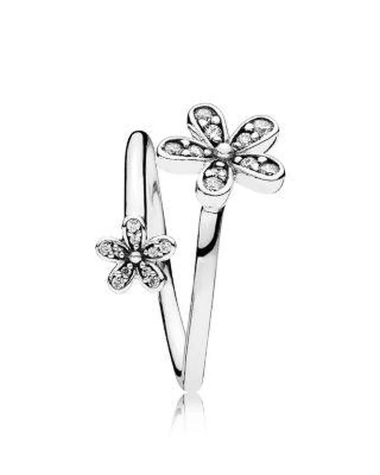 商品PANDORA|Sterling Silver Dazzling Daisies Ring,价格¥449,第3张图片详细描述