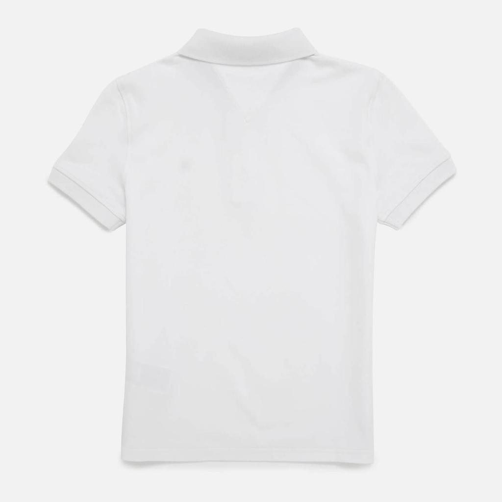 商品Tommy Hilfiger|Tommy Hilfiger Boys' Short Sleeve Polo Shirt - Bright White,价格¥297-¥314,第4张图片详细描述