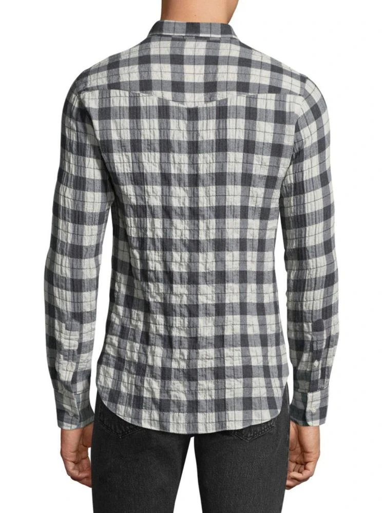 商品Officine Générale|Plaid Casual Button-Down Shirt,价格¥719,第2张图片详细描述