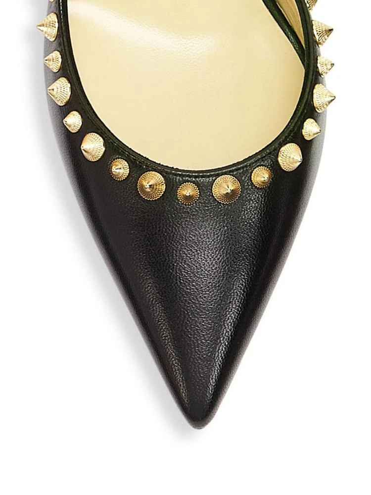 商品Christian Louboutin|Irishell 85 尖头铆钉红底鞋,价格¥6311,第3张图片详细描述