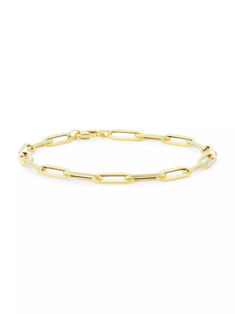 商品Saks Fifth Avenue Collection|14K Yellow Gold Paper Clip Chain Bracelet,价格¥3254,第1张图片