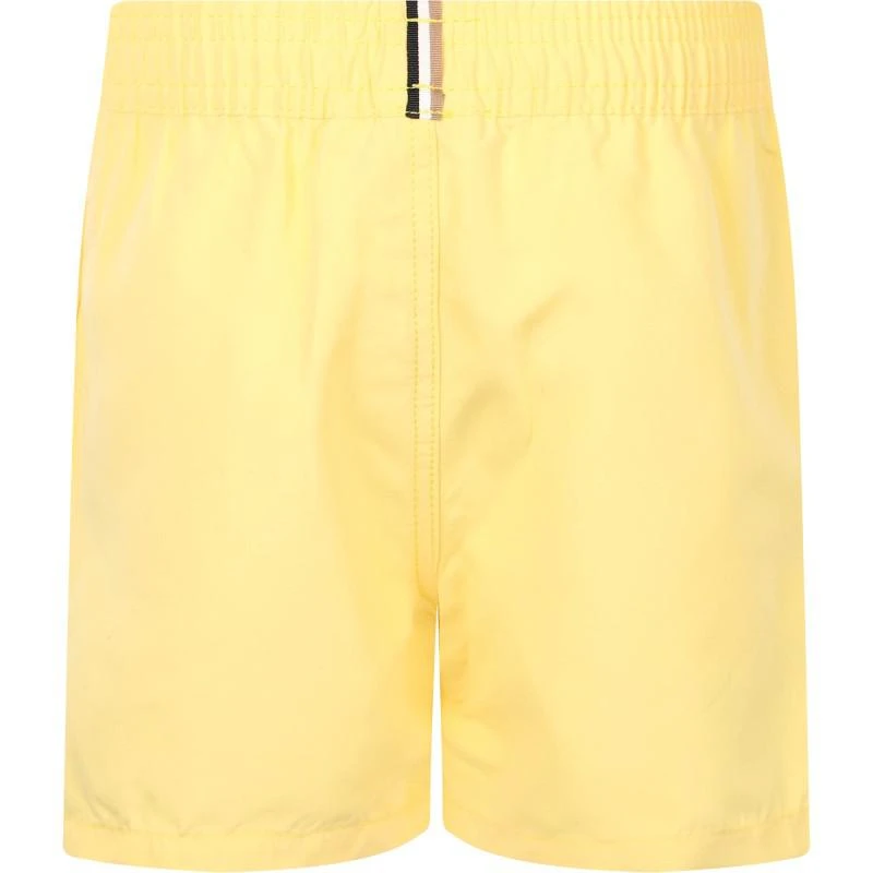 商品Boss Kids|Baby logo swim short with side pockets in yellow,价格¥433,第2张图片详细描述