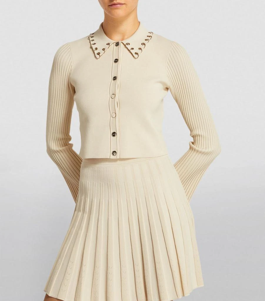 商品Sandro|Eyelet-Detail Cardigan,价格¥1534,第3张图片详细描述