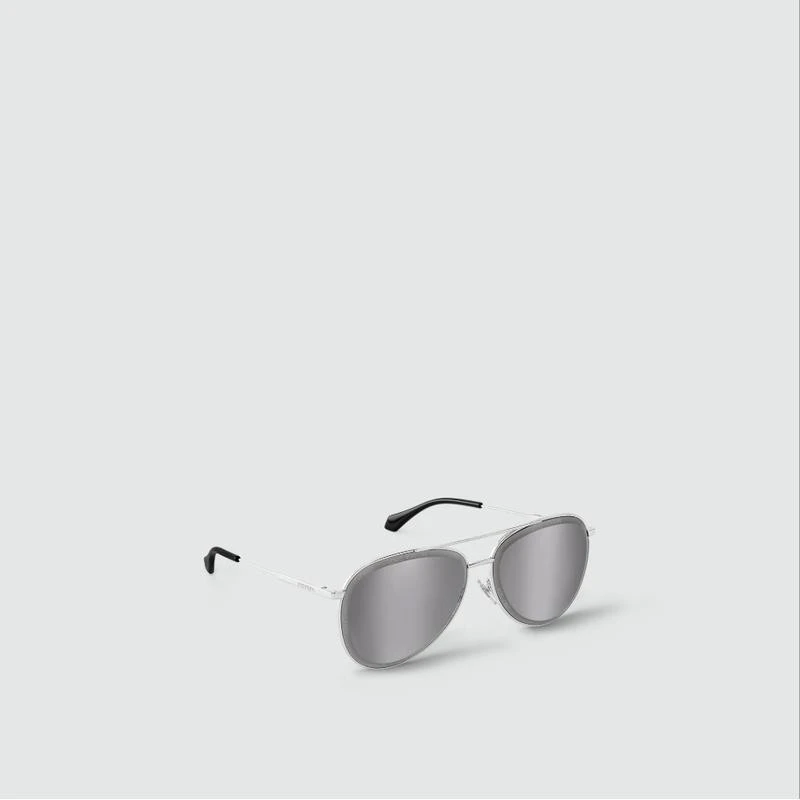 商品Louis Vuitton|��【预售3-7天】LV/路易威登 男士银色金属太阳镜,价格¥4170,第6张图片详细描述