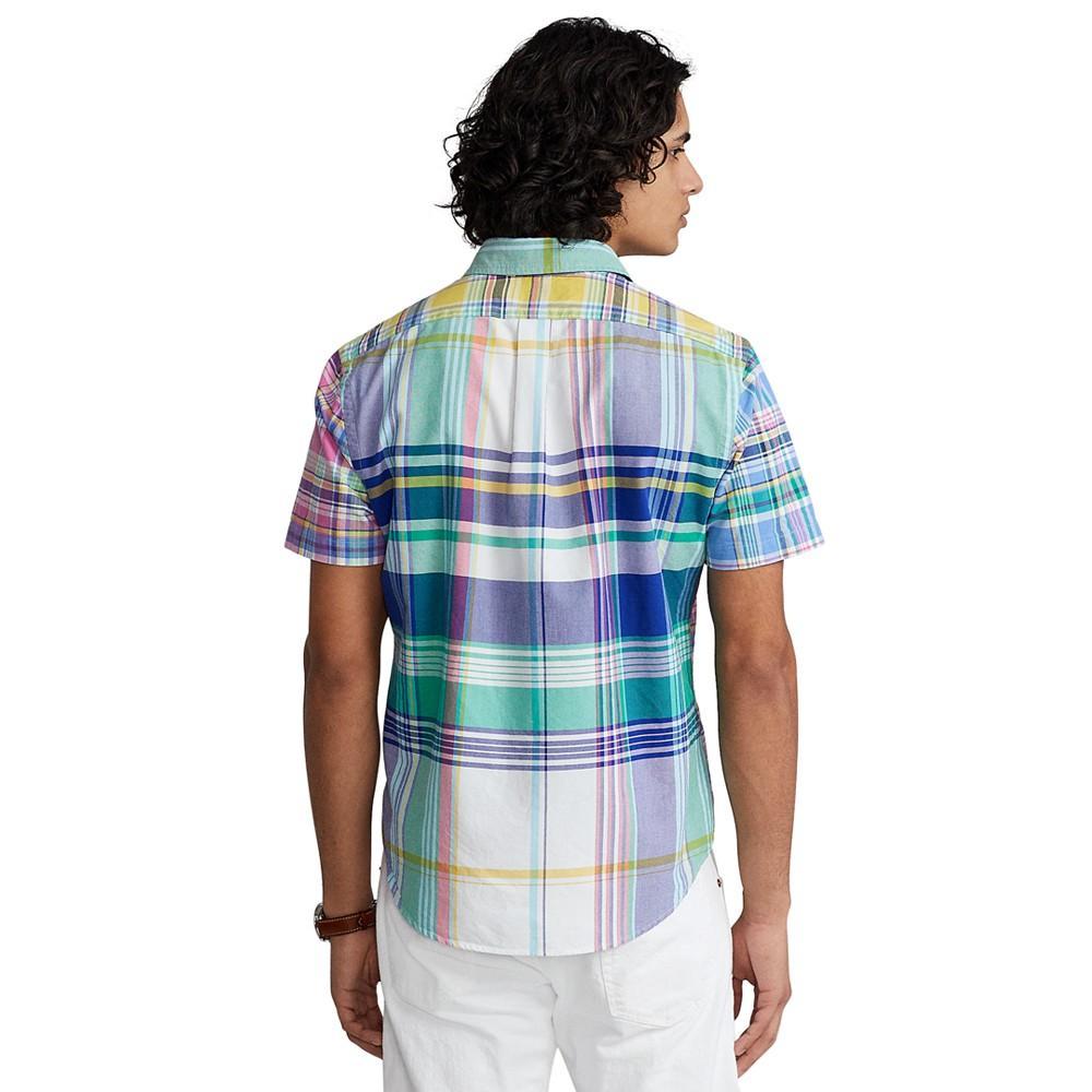 商品Ralph Lauren|Men's Classic-Fit Plaid Oxford Fun Shirt,价格¥725,第4张图片详细描述