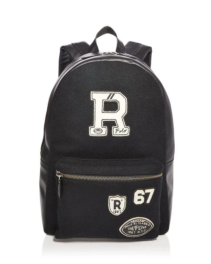 商品Ralph Lauren|Wool & Leather Backpack - 150th Anniversary Exclusive,价格¥1101,第2张图片详细描述