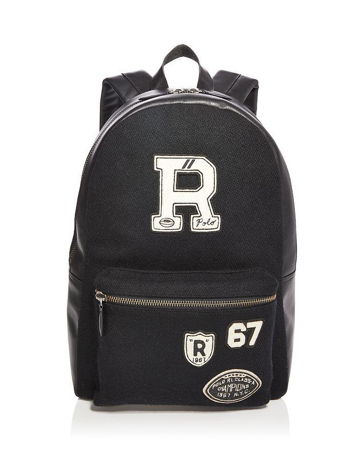 商品Ralph Lauren|Wool & Leather Backpack - 150th Anniversary Exclusive,价格¥3720,第4张图片详细描述